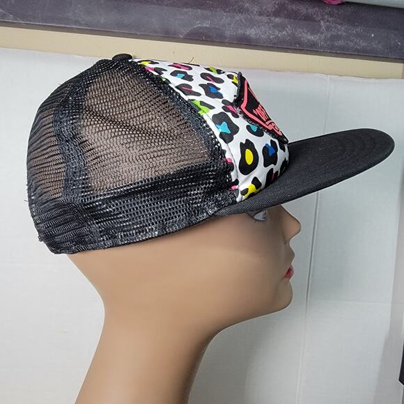 VANS Retro Snap Back Trucker Hat "Off The Wall" - Picture 3 of 6